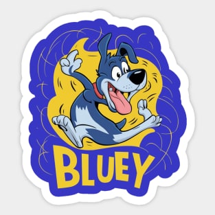 bluey bluey Sticker